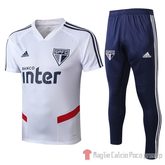 Tuta da Track Sao Paulo Manica Corta 2019/2020 Bianco - Clicca l'immagine per chiudere
